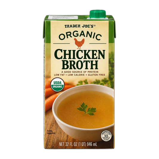 Trader Joe's | Organic Chicken Broth – 32 fl oz