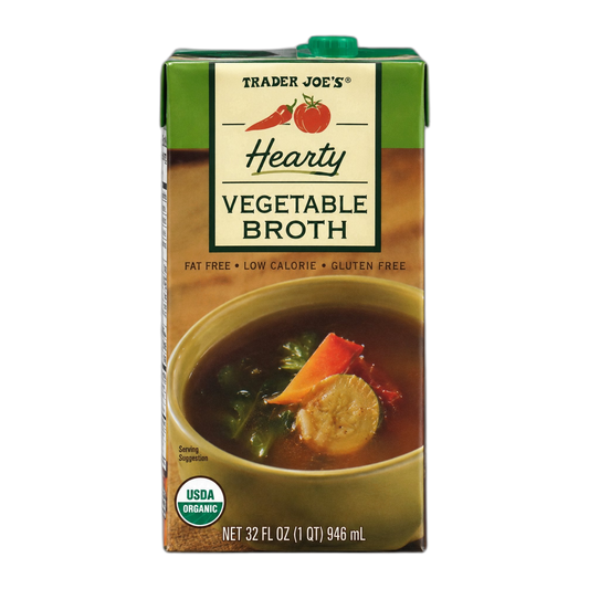 Trader Joe's | Organic Hearty Vegetable Broth – 32 fl oz