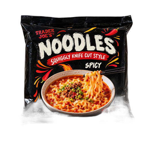 Trader Joe's | Squiggly Knife Cut Style Spicy Noodles - 4 pack