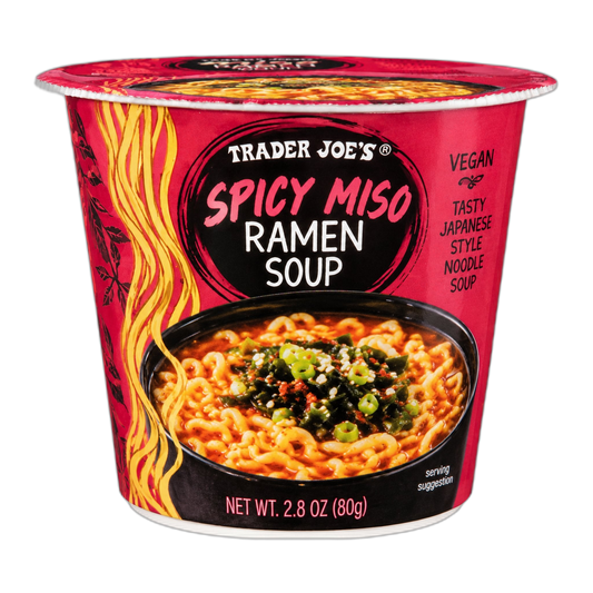 Trader Joe's | Spicy Miso Ramen Soup – Vegan (80g 2.8 oz