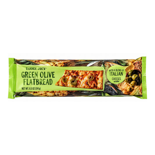 Trader Joe's | Green Olive Flatbread - 8.5 oz