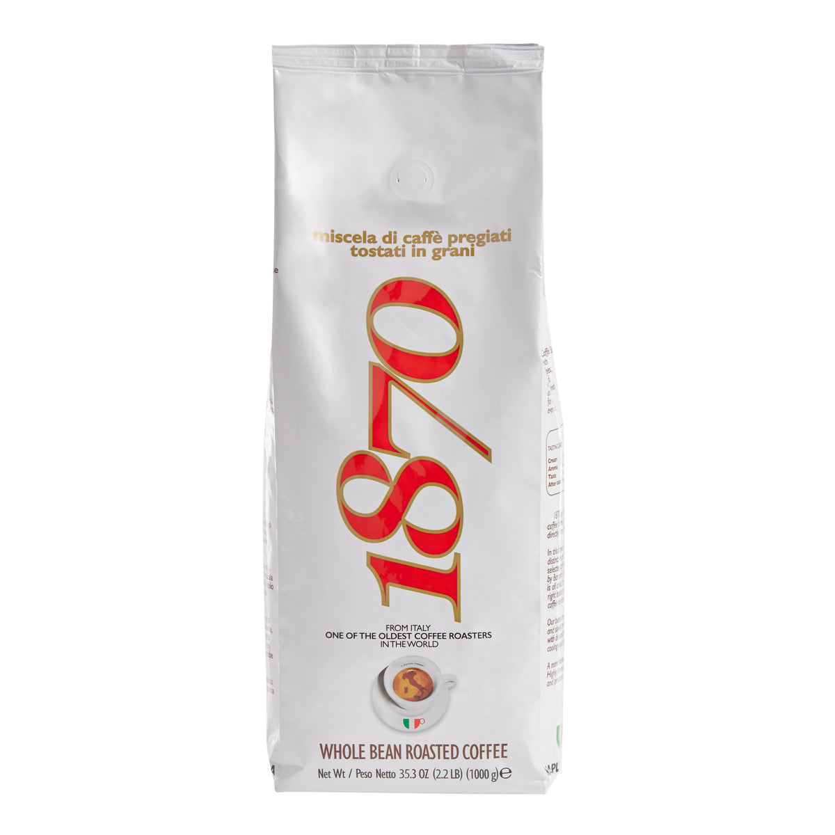 Caffe Barbera 1870 Whole Bean Coffee 35.3 Oz.