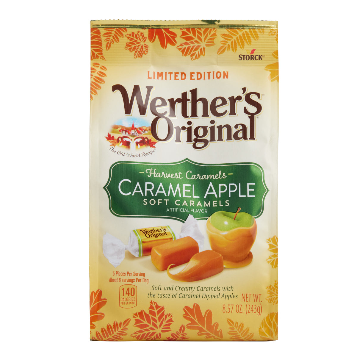 Werther's Original Caramel Apple Soft Caramels Bag