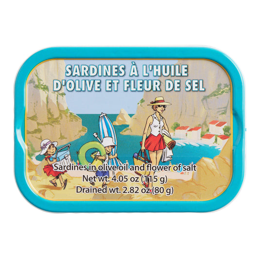 Ferrigno Sardines with Olive Oil and Fleur de Sel Salt