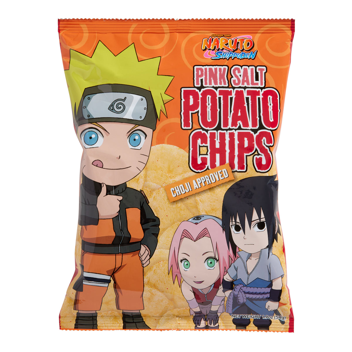 Naruto Pink Salt Potato Chips