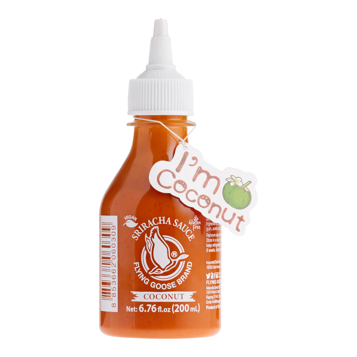 Flying Goose Sriracha Coconut Hot Chili Sauce Set of 2