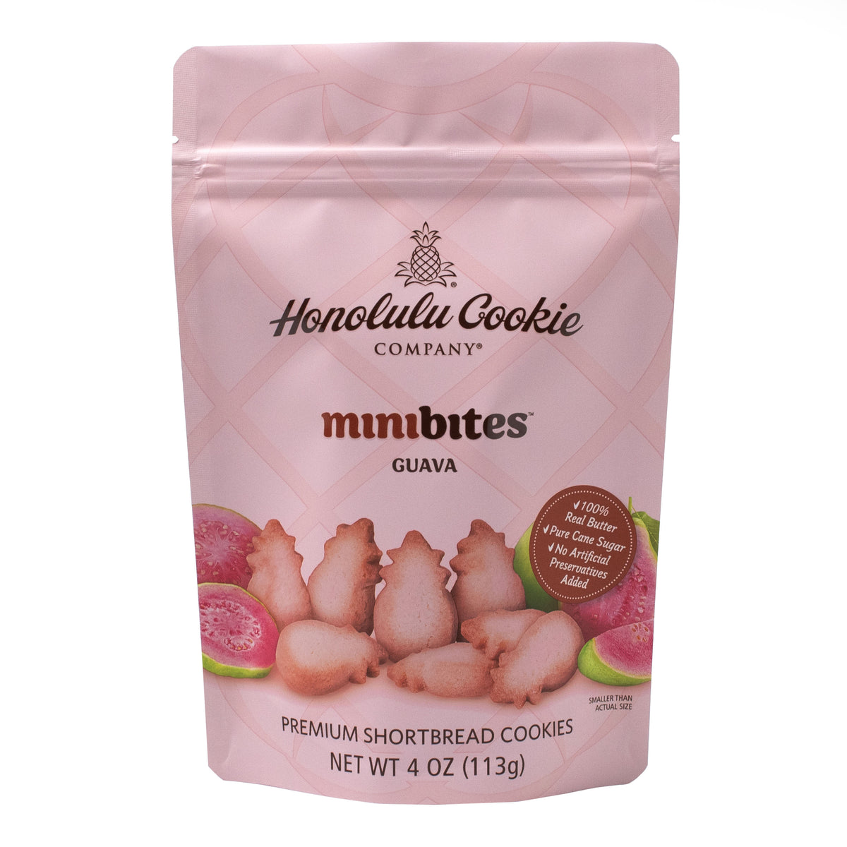 Honolulu Mini Pineapple Guava Shortbread Cookies