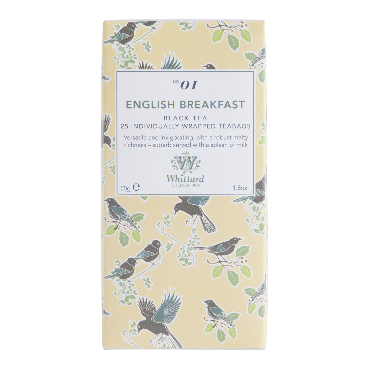 Whittard English Breakfast Black Tea 25 Count