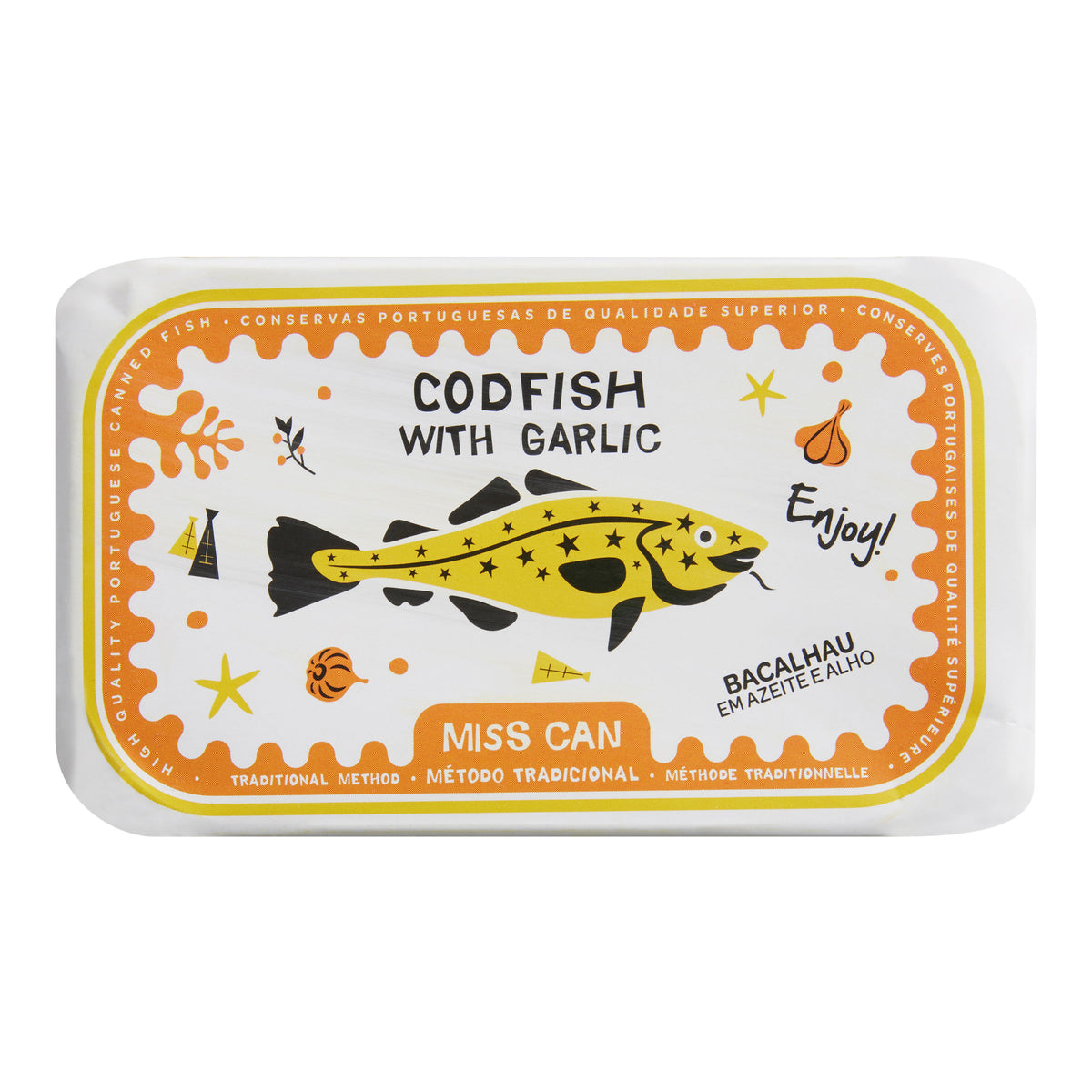 Miss Can Codfish and Garlic in Olive Oil