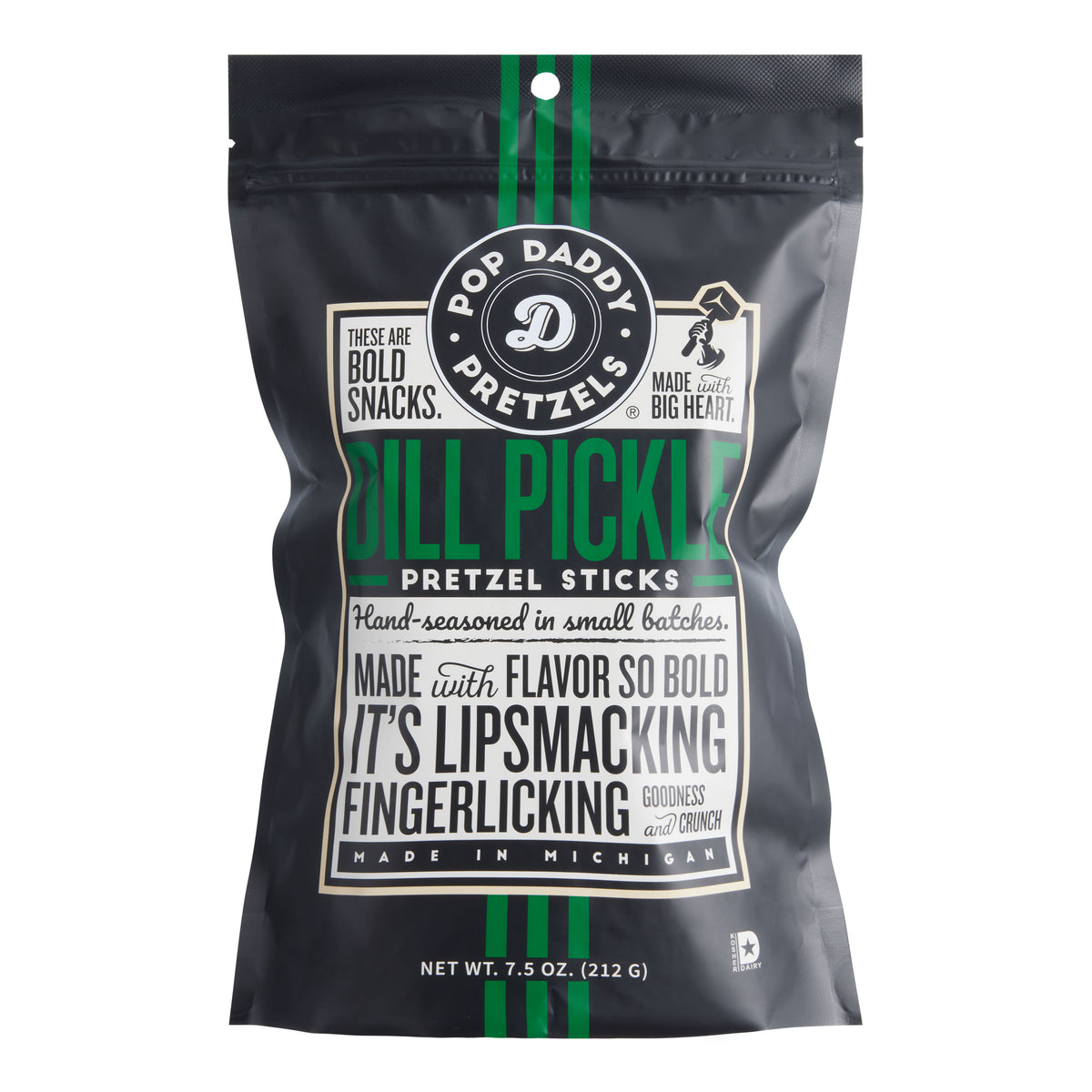 Pop Daddy Dill Pickle Pretzel Sticks