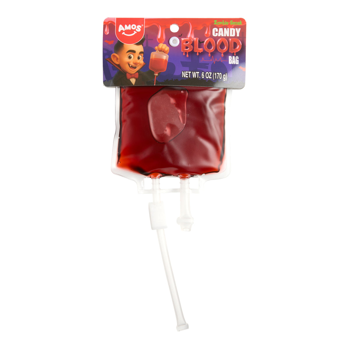 Amos Zombie Snack Candy Blood Bag