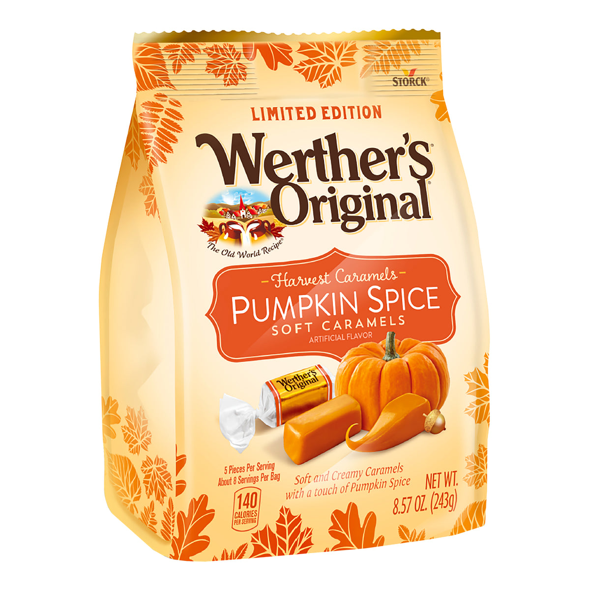 Werther's Original Pumpkin Spice Soft Caramels Bag