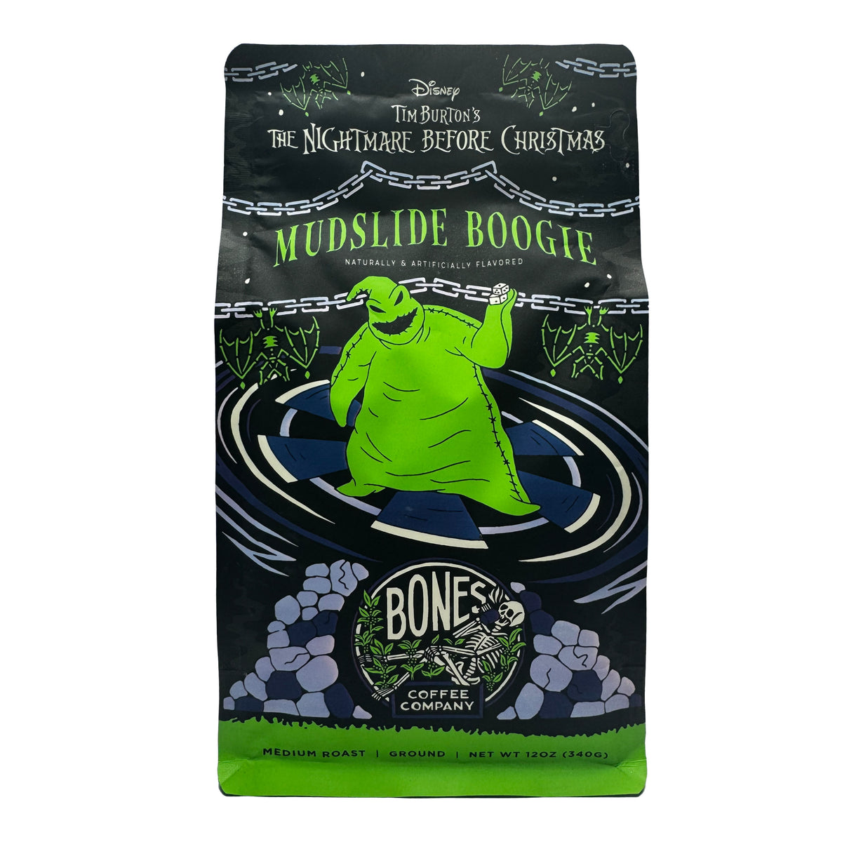 Bones Mudslide Boogie Ground Coffee 12 Oz.