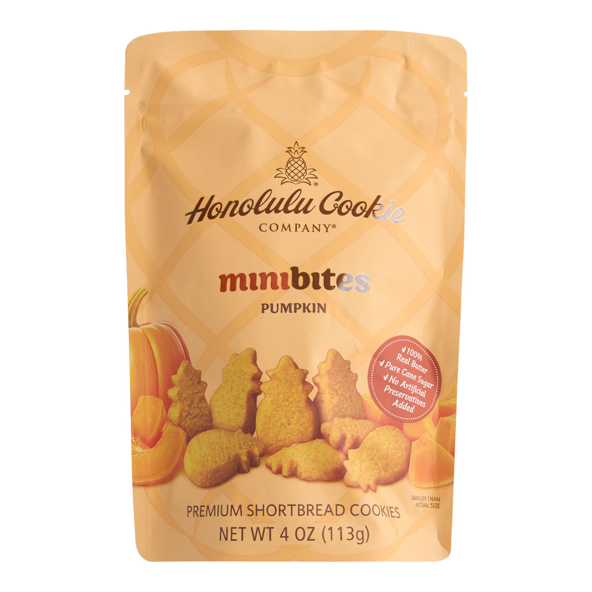 Honolulu Mini Pumpkin Spice Shortbread Cookies
