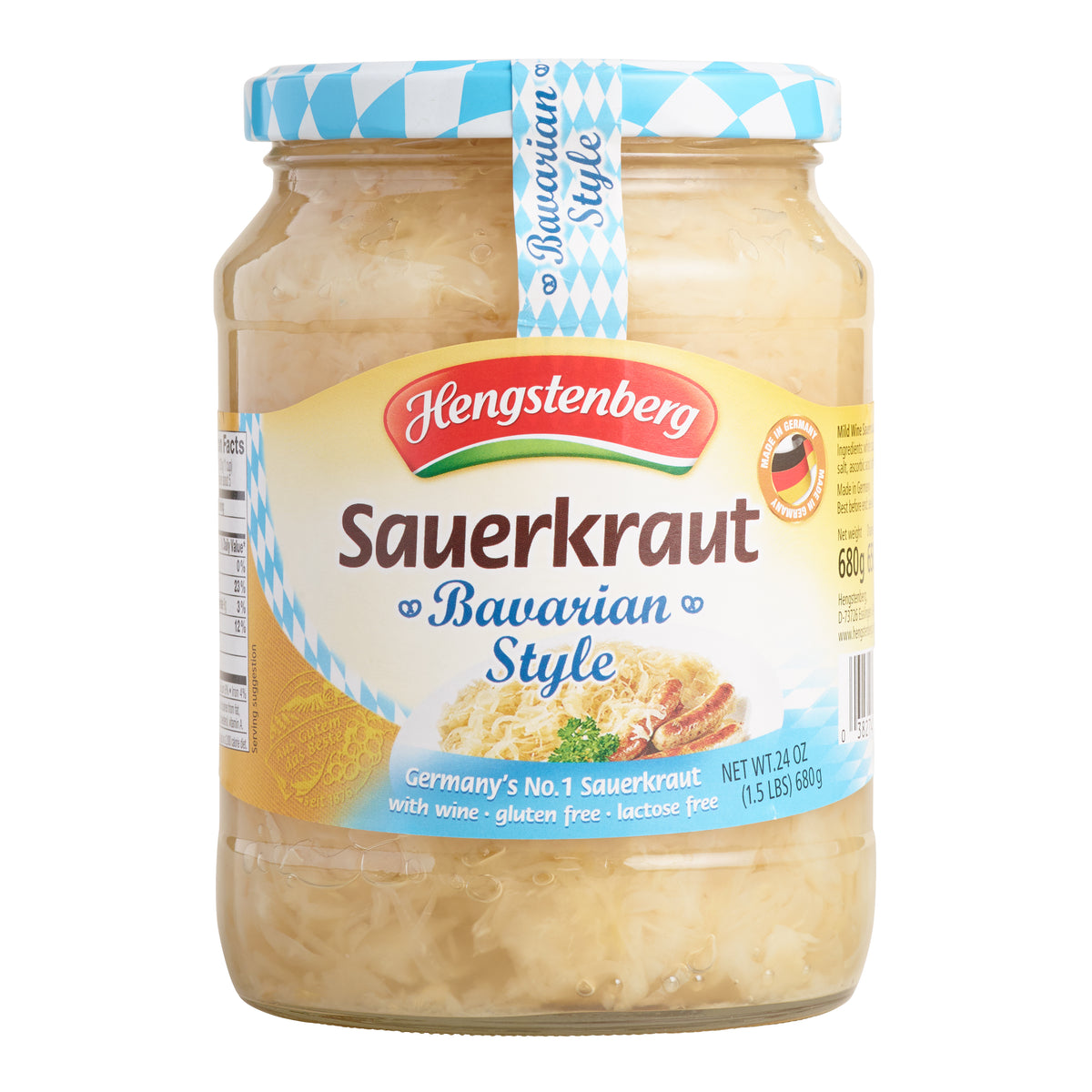 Hengstenberg Bavarian Sauerkraut