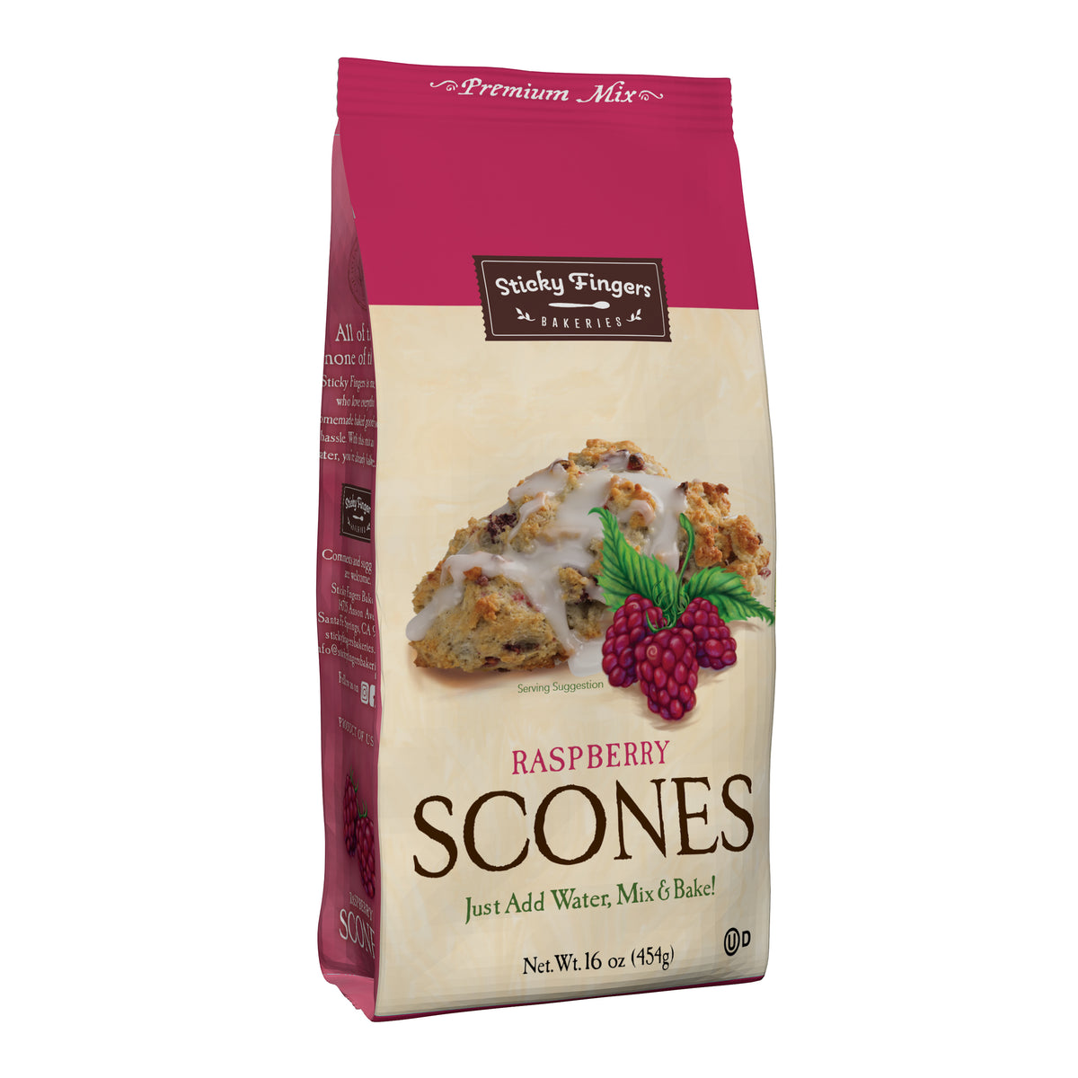 Sticky Fingers Raspberry Scone Mix