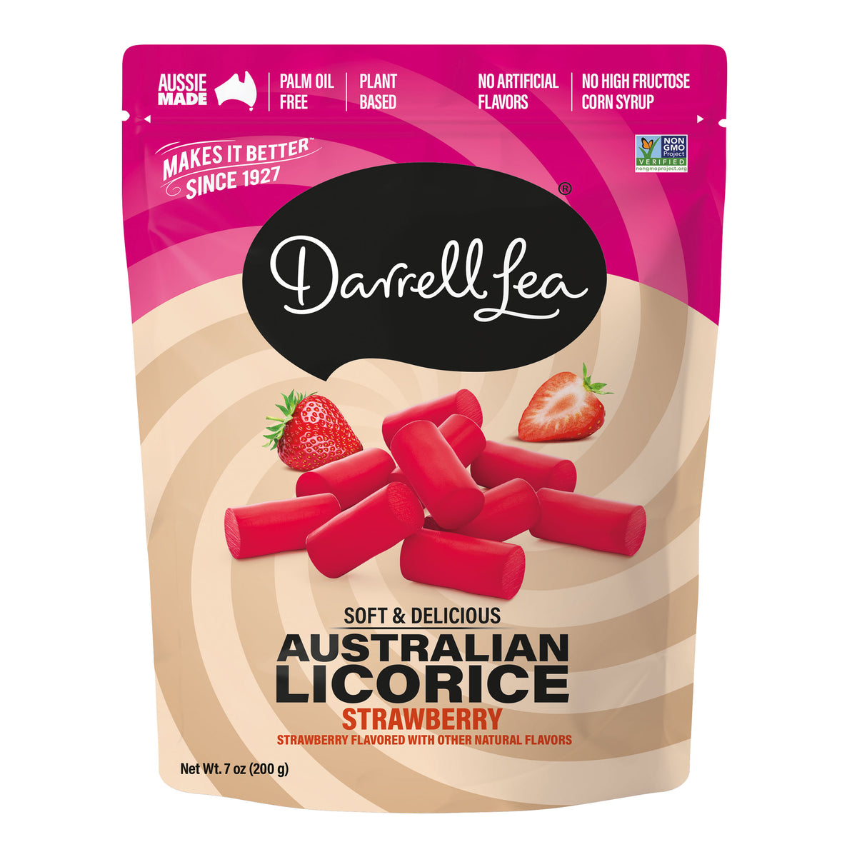 Darrell Lea Strawberry Soft Australian Licorice