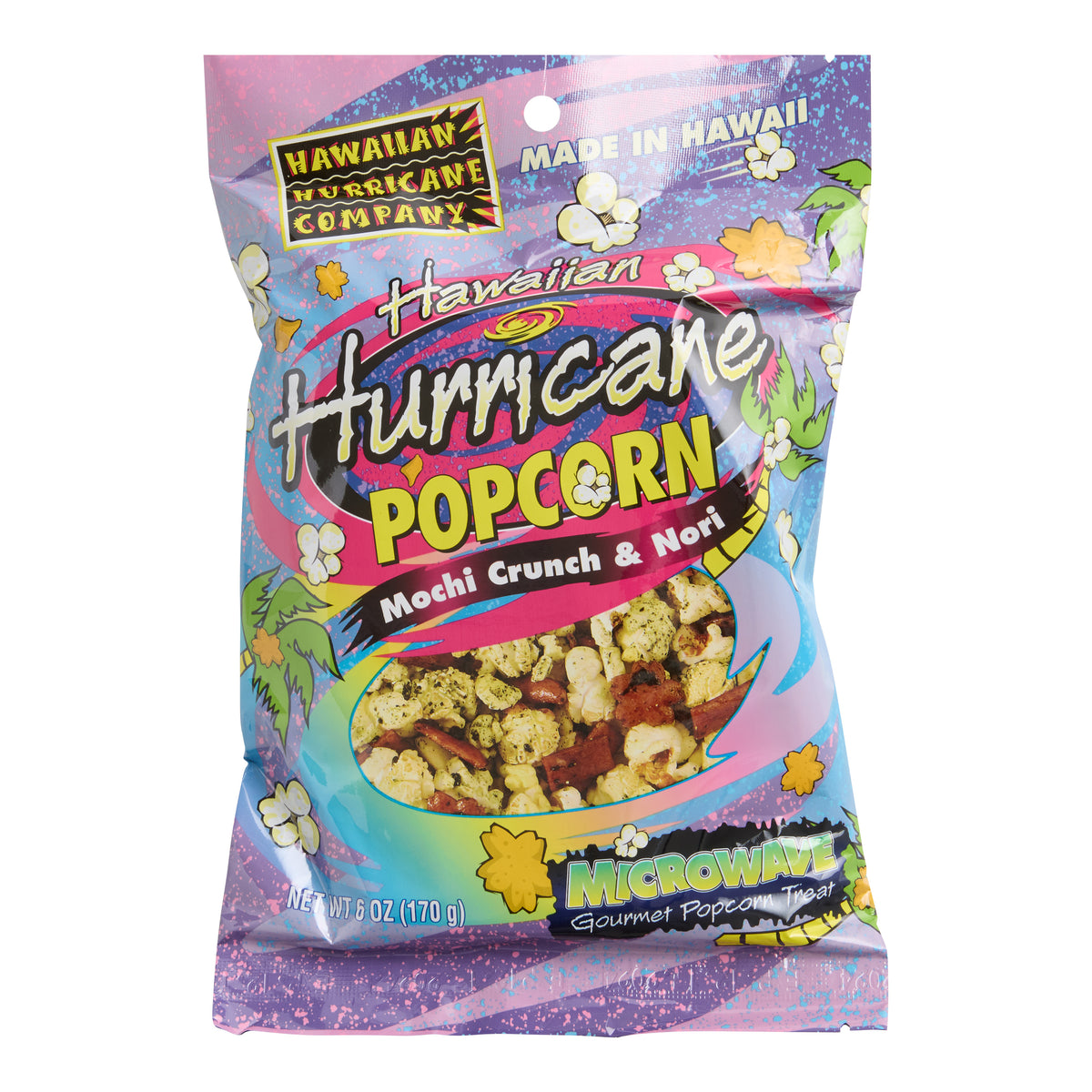 Hawaiian Hurricane Mochi and Nori Microwave Popcorn