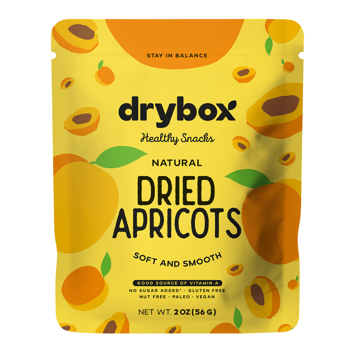 Drybox Sun Dried Apricots Snack Size