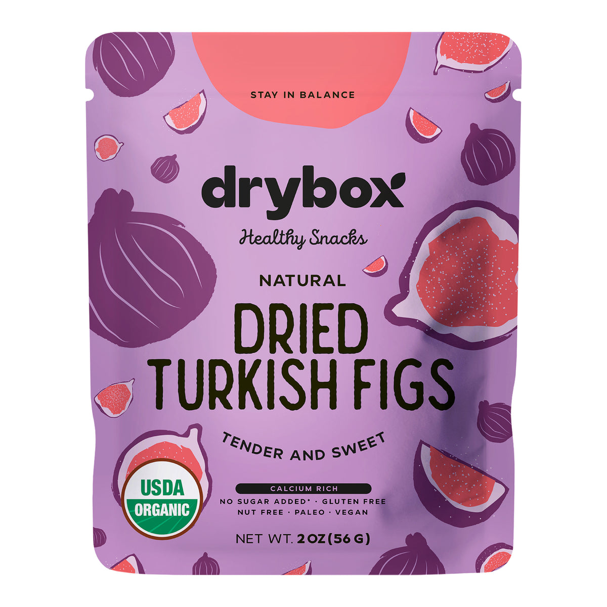 Drybox Dried Turkish Figs Snack Size
