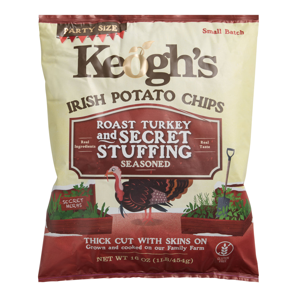 Keogh's Roast Turkey and Stuffing Potato Chips Party Size