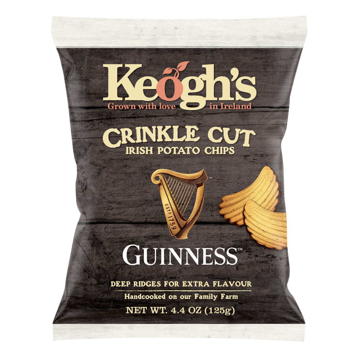 Keogh's Guinness Crinkle Cut Potato Chips