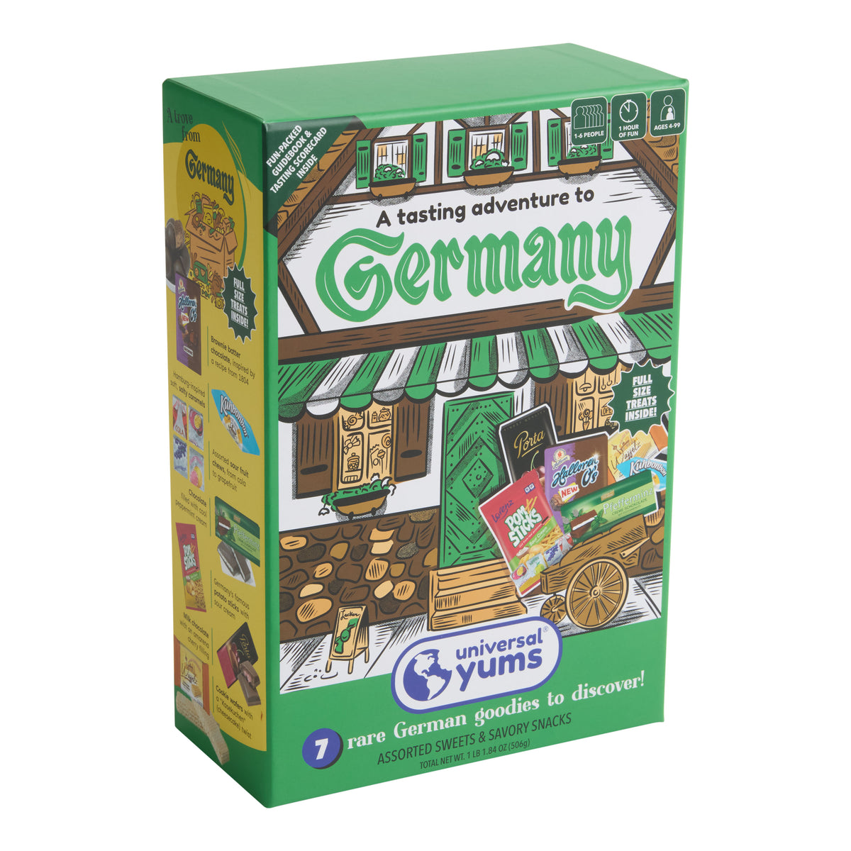 Universal Yums Tasting Adventure of Germany Sampler Box 7 Piece