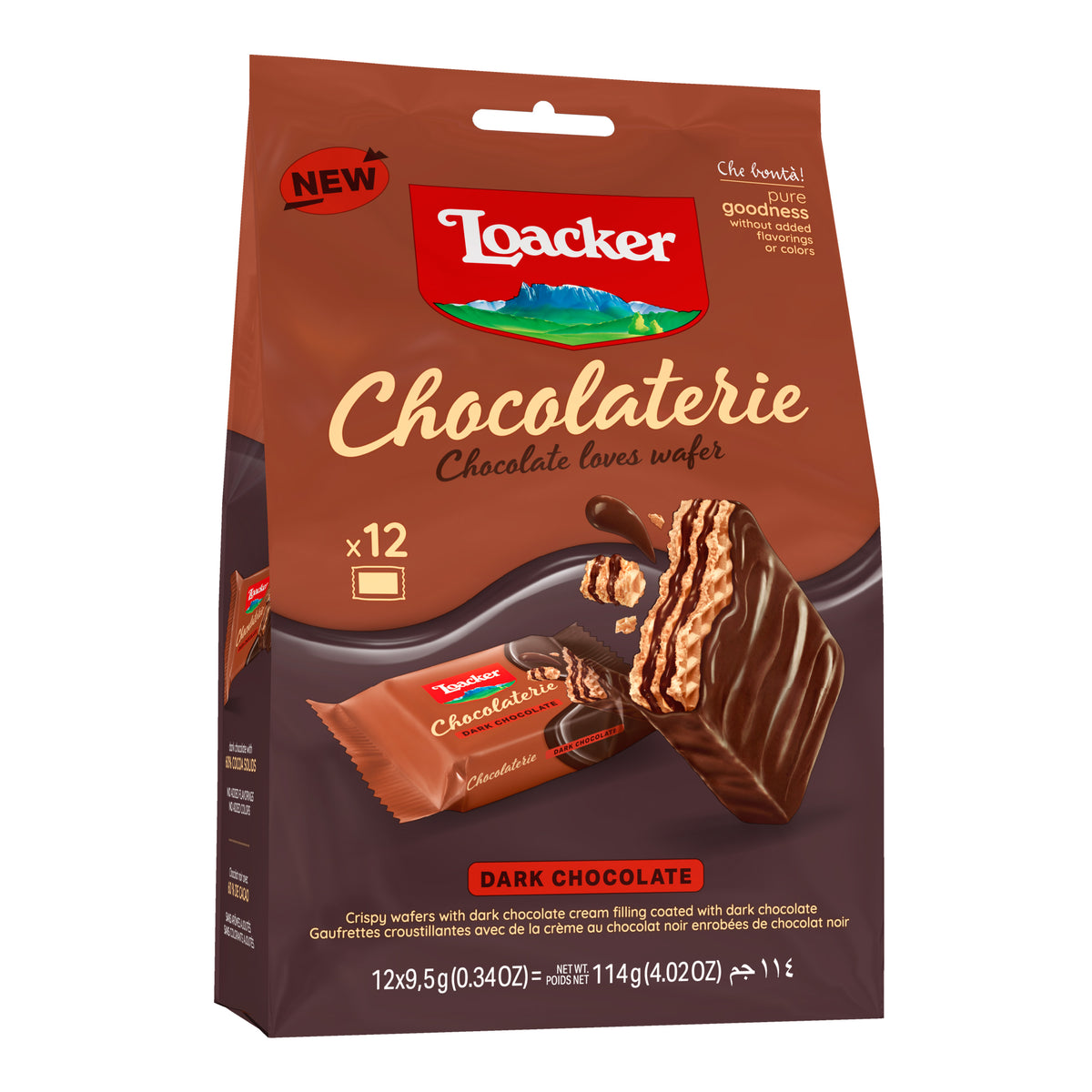Loacker Chocolaterie Dark Chocolate Wafers
