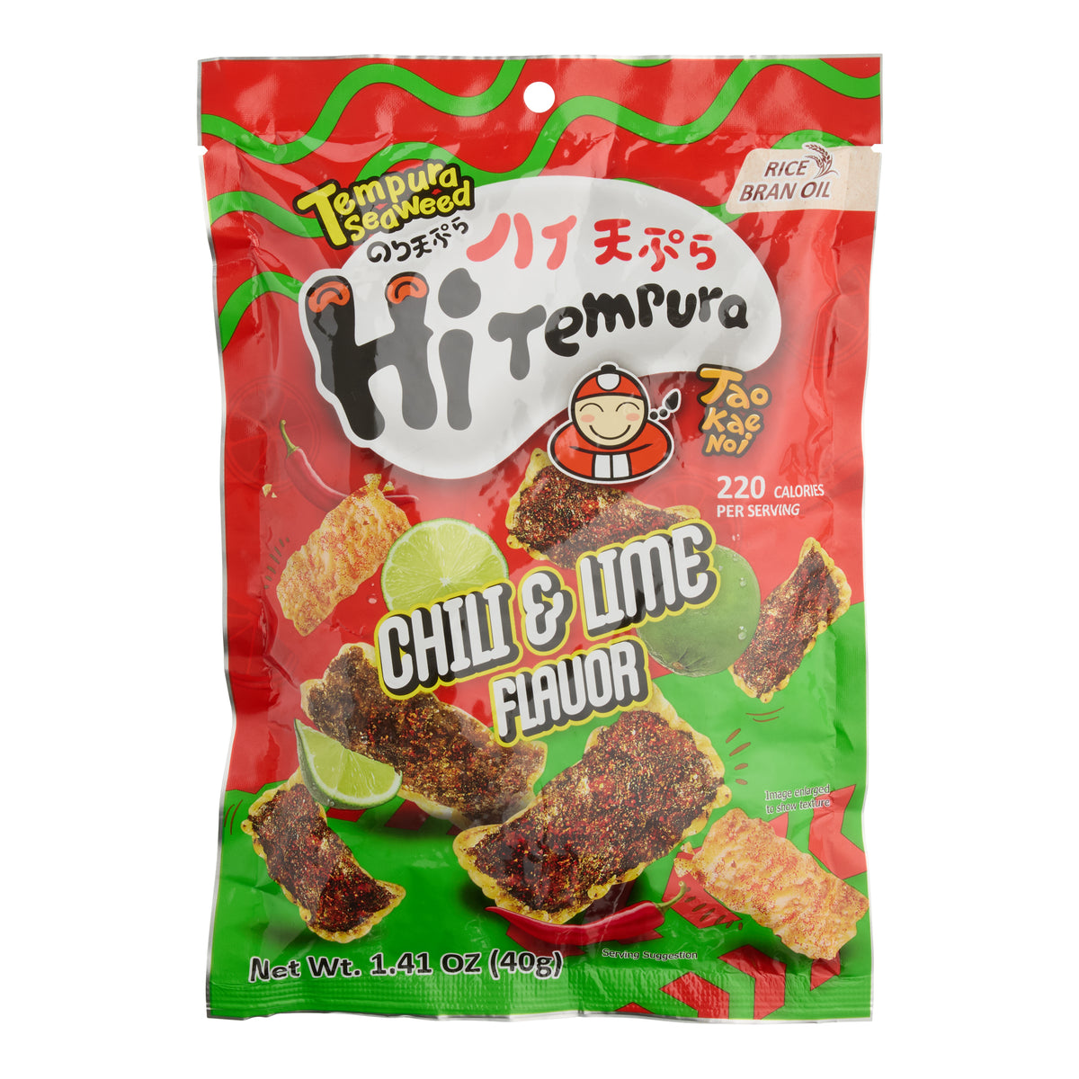 Tao Kae Noi Hi Tempura Chili and Lime Seaweed Snack