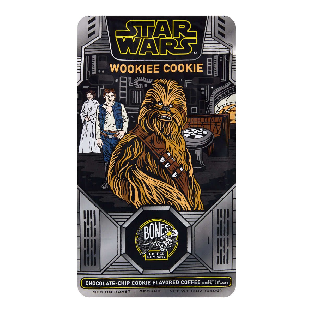 Bones Star Wars Wookiee Cookie Chocolate Chip Ground Coffee 12 Oz.