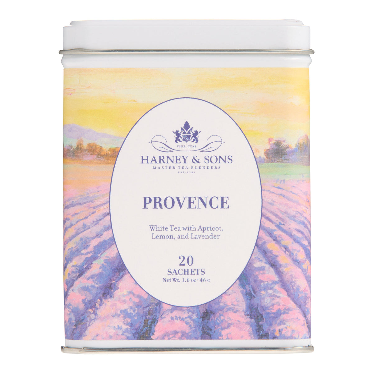Harney & Sons Provence White Tea Sachets 20 Count
