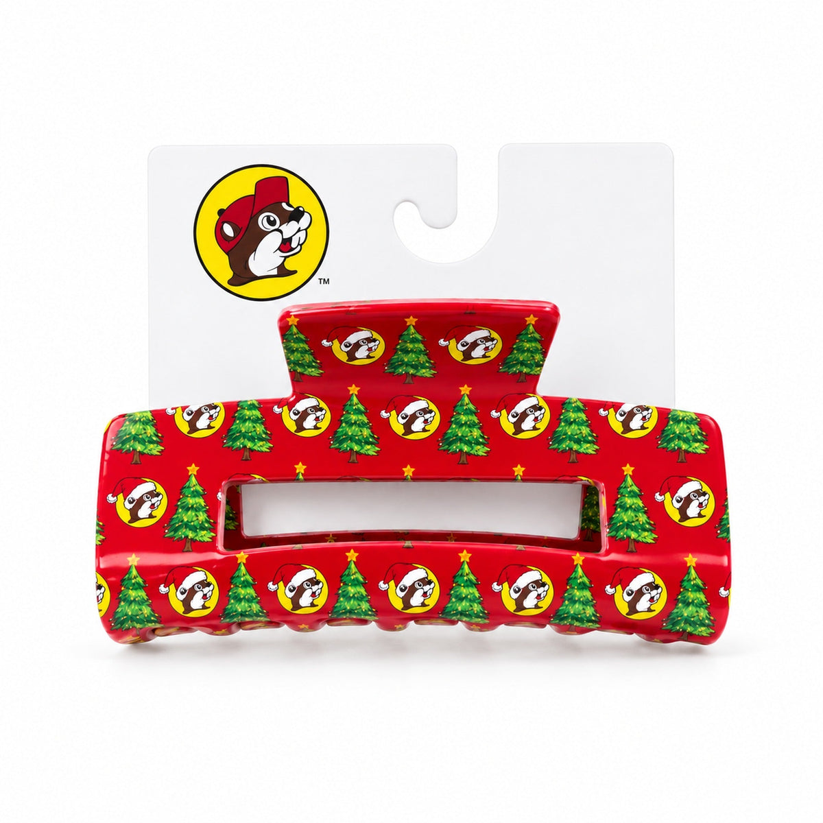 Buc-ee's | Christmas Hair Claw - Red