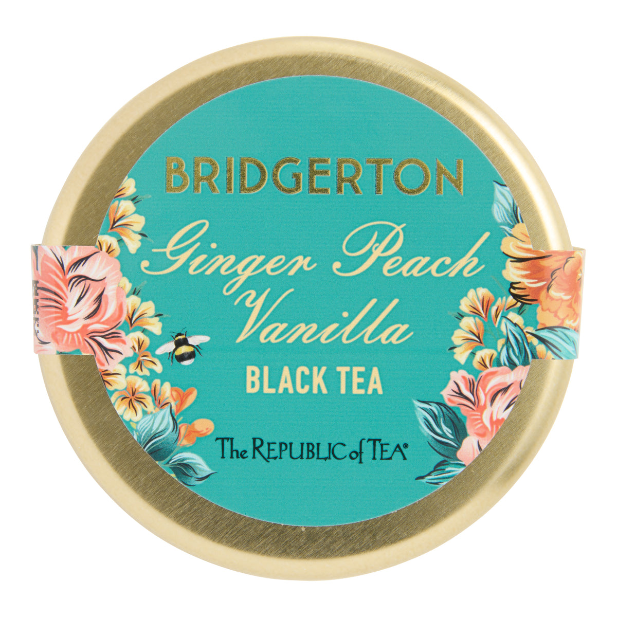 The Republic of Tea Bridgerton Ginger Peach Vanilla Tea 6 Ct