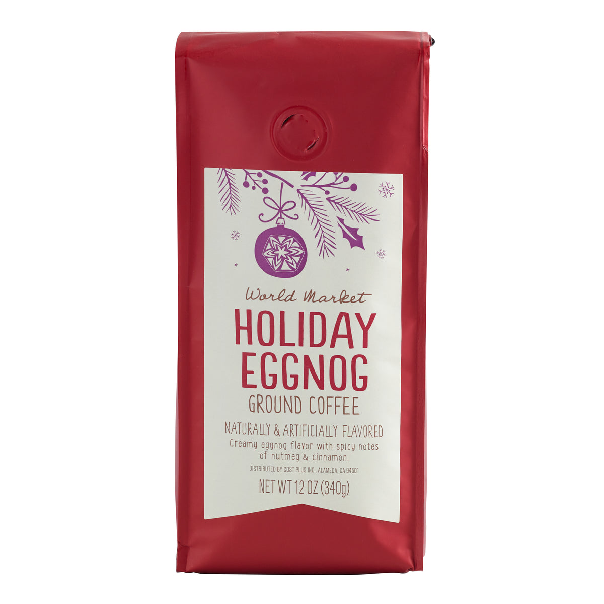 World Market® Holiday Eggnog Ground Coffee 12 Oz.