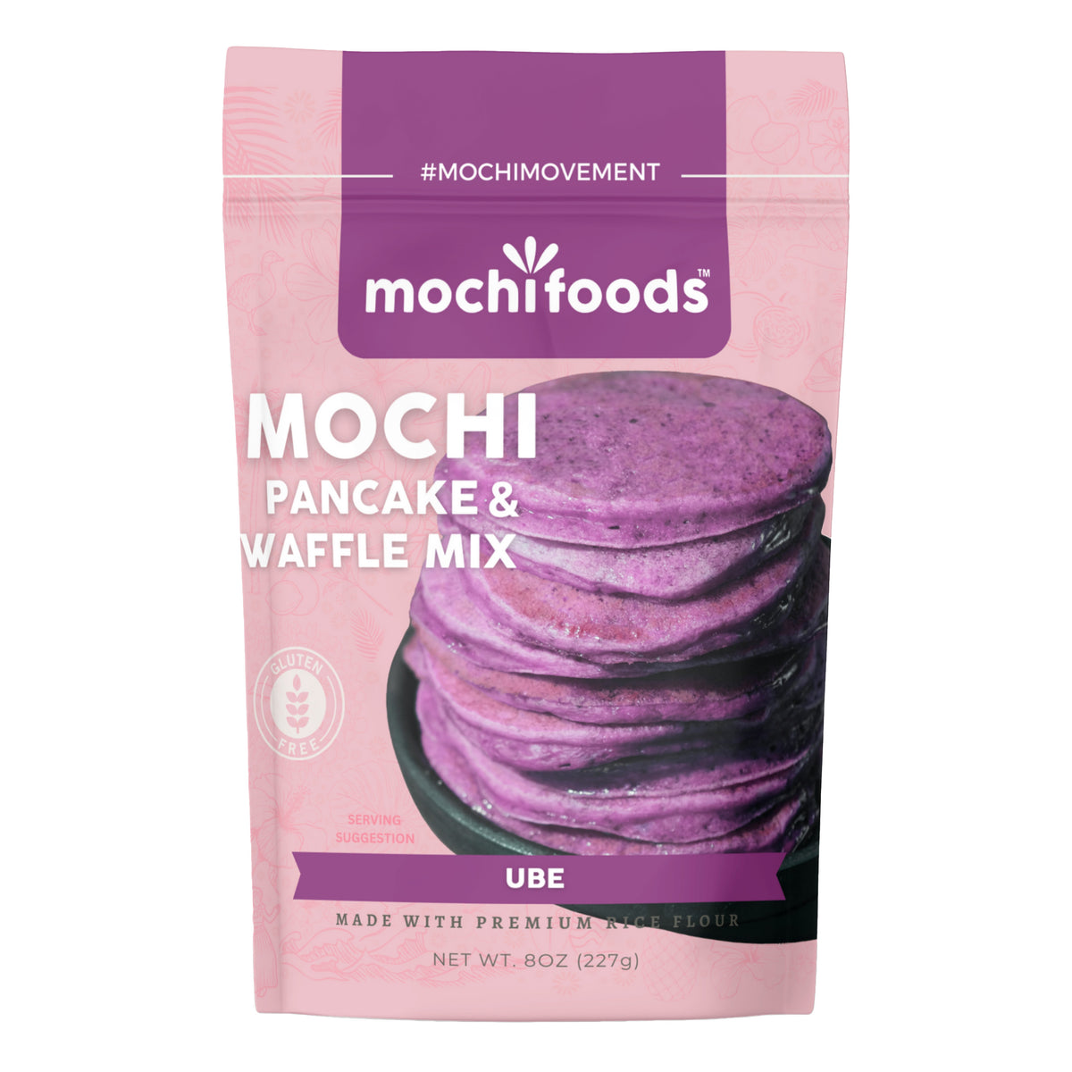 Mochi Foods Ube Mochi Gluten Free Pancake and Waffle Mix