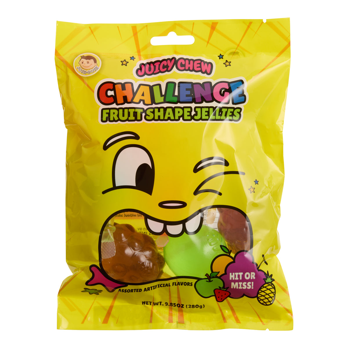 Pocas Juicy Chew Challenge Fruit Shaped Jellies
