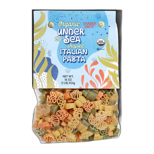 Trader Joe's | Organic Under the Sea Shaped Italian Pasta - 16 oz