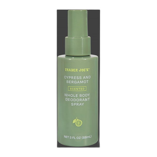 Trader Joe's | Cypress and Bergamot Scented Whole Body Deodorant Spray