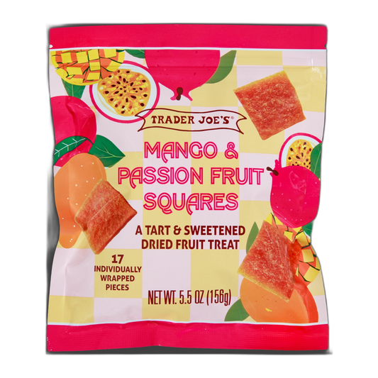 Trader Joe's | Mango & Passion Fruit Squares - 5.5 oz