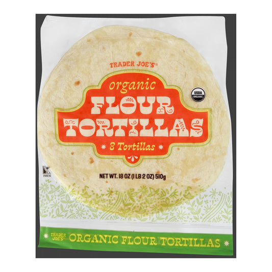 Trader Joe's | Organic Flour Tortillas - 18 oz