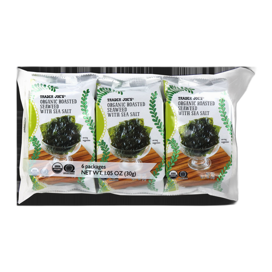 Trader Joe's | Organic Roasted Seaweed with Sea Salt - 1.05 oz