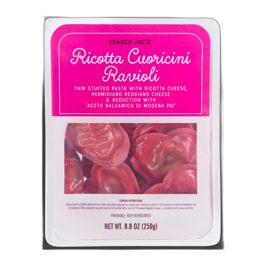 Trader Joe's | Ricotta Cuoricini Ravioli - 8.8 oz