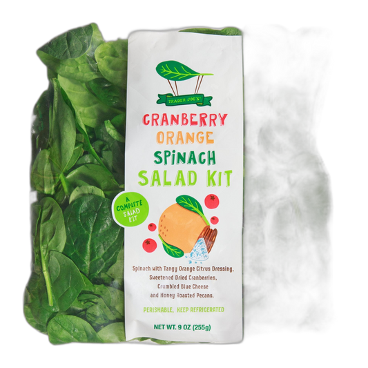 Trader Joe's | Cranberry Orange Spinach Salad Kit - 9 oz