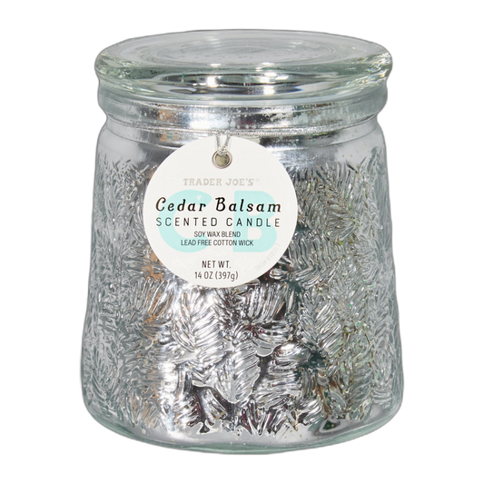 Trader Joe's | Cedar Balsam Scented Large Candle - 14 oz