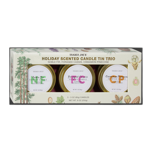 Trader Joe's | Holiday Scented Candle Trio - 9 oz