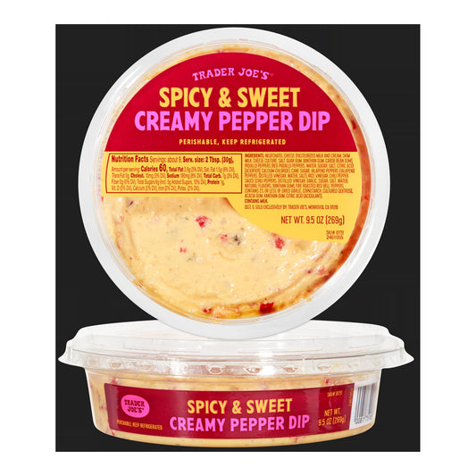 Trader Joe's | Spicy & Sweet Creamy Pepper Dip - 9.5 oz