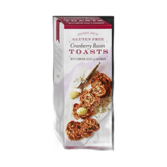 Trader Joe's | Gluten Free Cranberry Raisin Toasts - 5 oz