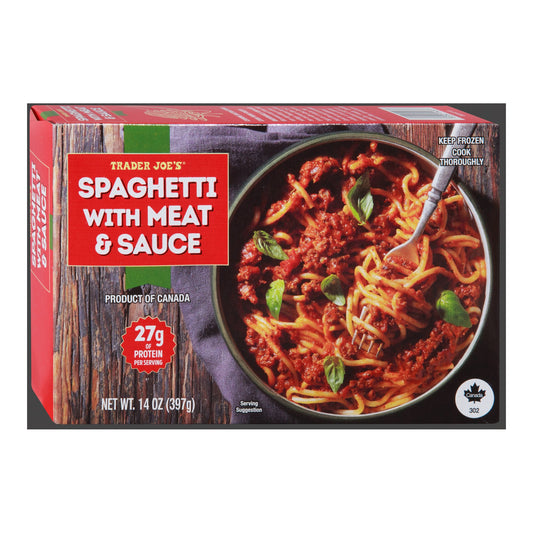 Trader Joe's | Spaghetti with Meat & Sauce - 14 oz