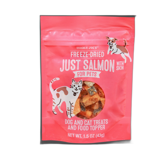 Trader Joe's | Freeze-Dried Just Salmon with Skin for Pets - 1.5 oz