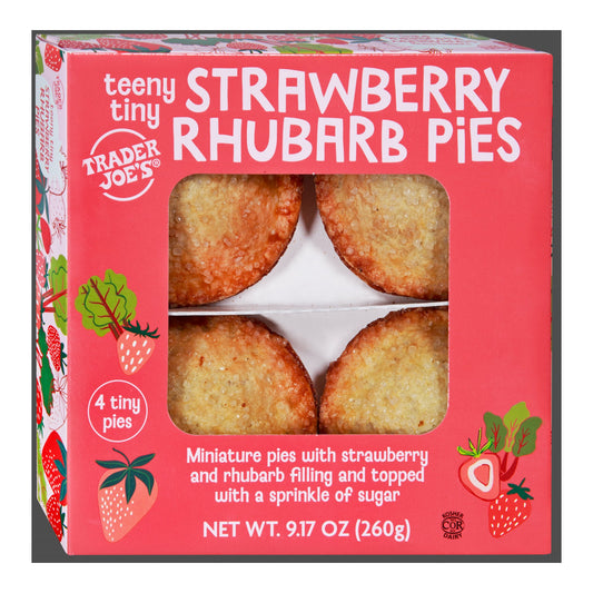 Trader Joe's | Teeny Tiny Strawberry Rhubarb Pies - 9.17 oz